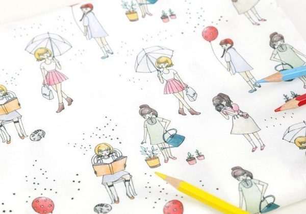 Özel Tasarım Bella Doğal Pamuk Kumaş (yarım metre)