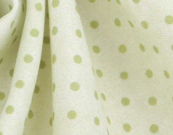 Uçuk Yeşil Puantiyeli Kumaş (yarım metre)