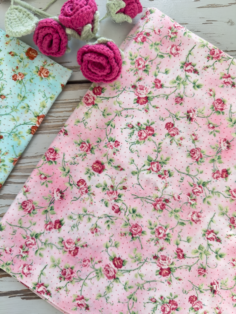 Japon Gülü Kumaş pembe (yarım metre) - Görsel 9
