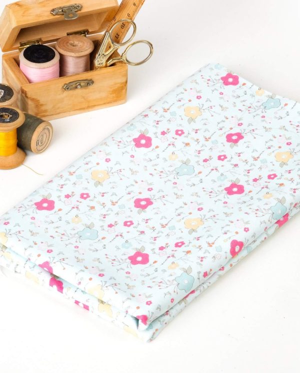 Pastela Bonibon Doğal Pamuk Kumaş (yarım metre)