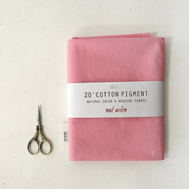 Cotton Pigment Natural Color -soft pembe- (yarım metre)