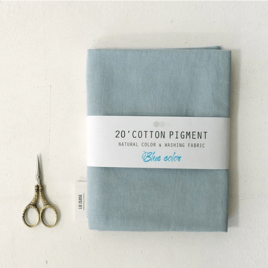 Cotton Pigment Natural Color -soft mavi- (yarım metre)