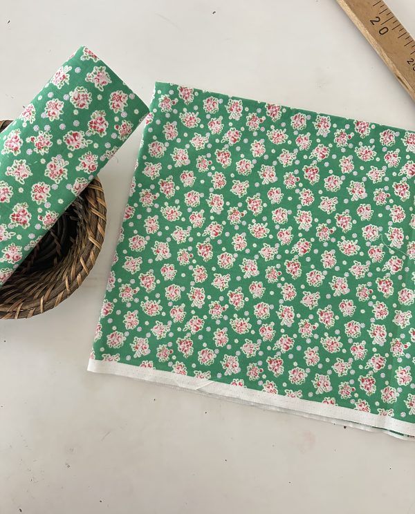 Vintage Cath Kidston Doğal Pamuk Kumaş  (yarım metre)