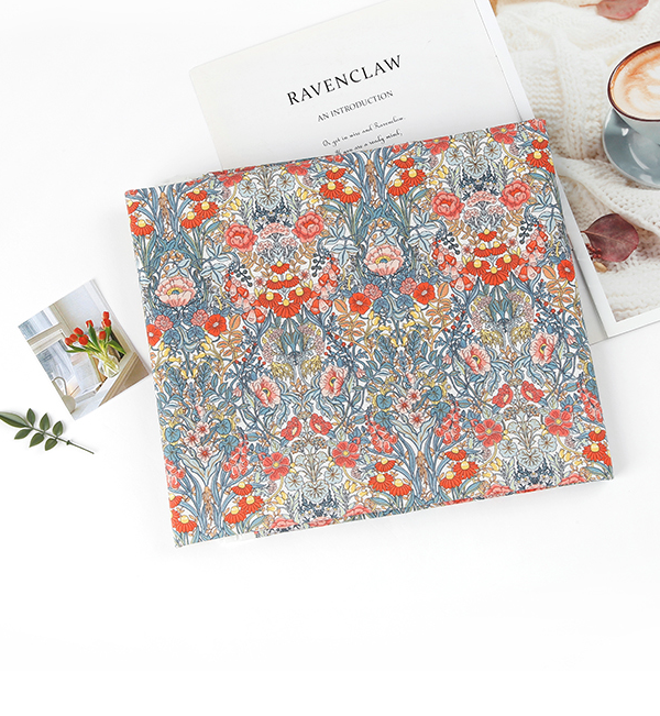 Viktorya Rüyası Doğal Pamuk Kumaş  (yarım metre)